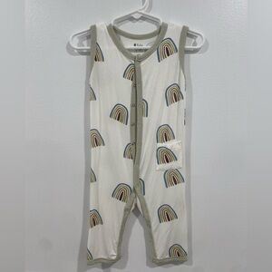 Kyte BABY Aloe Rainbow Sleeveless Romper 12-18